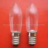 Set of 10 miniature 1.5v 0.3a E10 base light bulbs 14mm diameter 45mm length